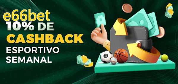 10% de bônus de cashback na e66bet